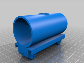 wooden rail cargo tank railway 3d print model - Mito3D