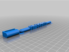 customized advanced word pen 3d print model - Mito3D
