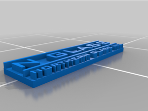 Glas Logo 3d print model - Mito3D