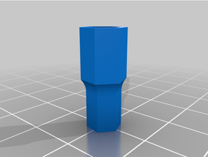 Douille dökün Crou 3mm vidalamak vay çubuğu 3d print model - Mito3D