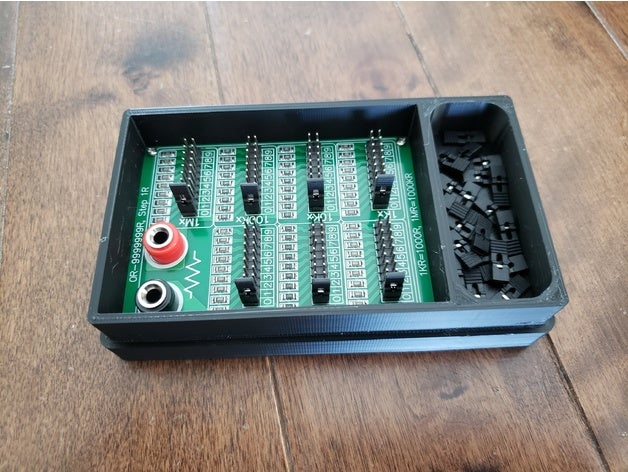resistors decade box 3D print model - Mito3D