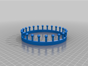 personalizado circular tricô tear 3d print model - Mito3D