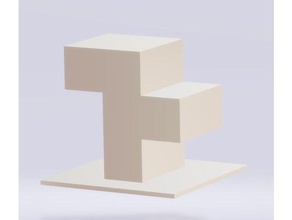 étude matière 1 art ouvrages d'art minimaliste sculpter sculpture support 3d print model - Mito3D
