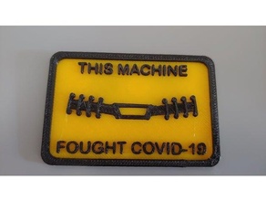covid-19 machine tag 3d print model - Mito3D