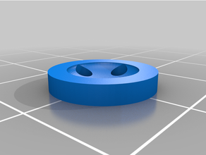 customized parametric button generator - metric edition 3d print model - Mito3D