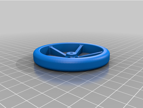 rc airplane wheel 3d print model - Mito3D