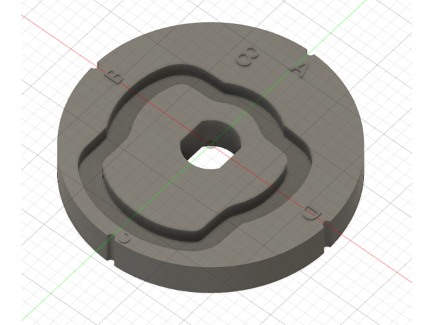 necchi bu ruota camme mira 3D print model - Mito3D