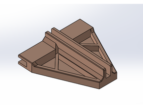 ctc a8 xz machados ângulo suporte loja prusa madeira rígido enrijecedor 3d print model - Mito3D