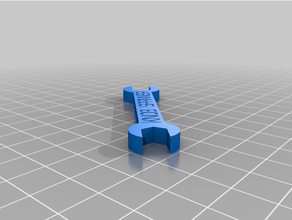 angepasst double sided Mini Schlüssel 3d print model - Mito3D