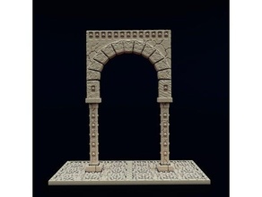 necropolis arch 28mm 30mm 32mm boardgames chaos crypt demons dnd tiles dungeon dungeons dragons fantasy flipdungeon frostgrave game games gaming horror kingdoms hell miniature miniatures scenery mordheim terrain pathfinder polymodular roleplaying rpg scatter tabletop tile ttrpg undead wargame wargames wargaming warhammer 3d print model - Mito3D