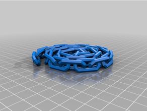 34 link chain customized 3d print model - Mito3D