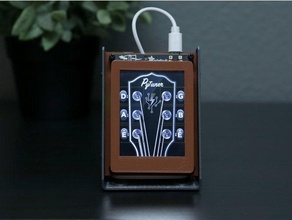violão sintonizador pyportal adafruit circuitpython música som borda 3d print model - Mito3D