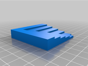 wedge leveler 2mm increments measurement tool 3d print model - Mito3D