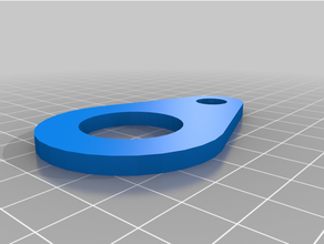 customized parametric clam gauge 1 inch 3d print model - Mito3D