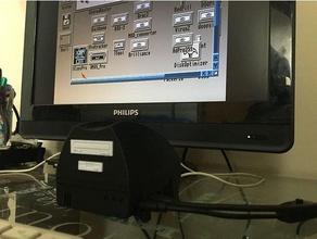 amiga yürüteç durum kılıf Ahududu pi3b pi4 teknolojiler Commodore pi 3d print model - Mito3D