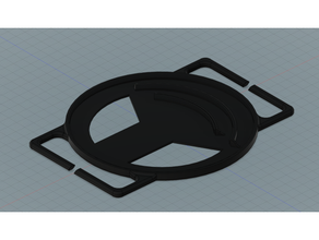 picco design cinghia lente cap titolare supporto 77mm 67mm 58mm 3d print model - Mito3D
