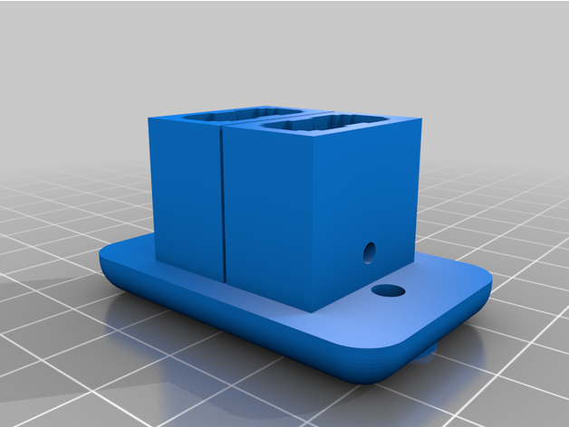 personalizado anderson poste energia parede prato 3D print model - Mito3D
