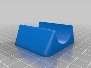 customized mount tubing flat surface 3d print model - Mito3D
