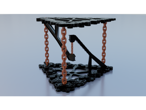 steampunk impossible table gnamp dmcg 3d print model - Mito3D