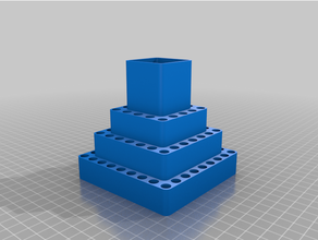 hexadécimal bit caddie 3d print model - Mito3D