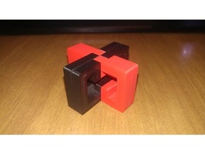 chiasma puzzle difficile facile Stampa 3d print model - Mito3D