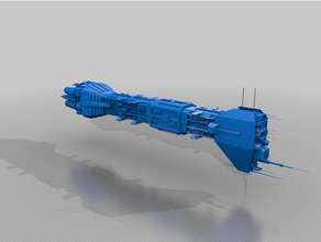 ea nova classe dreadnought Babilonia 5 babylon5 3d print model - Mito3D