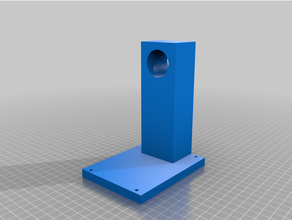 led tiki torch wall mount 3d print model - Mito3D