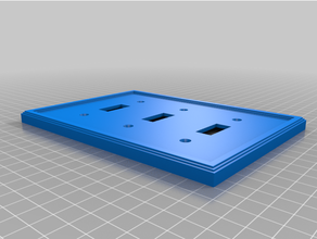 personalizado cambiar interruptor toma corriente pared plato 3d print model - Mito3D