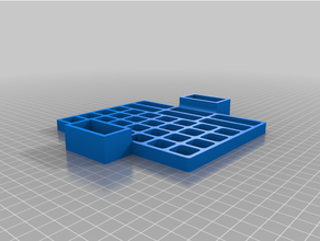 parametric desktop organizer 3d print model - Mito3D