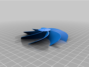 angepasst Turbine Propeller Ventilator Generator v2 3d print model - Mito3D