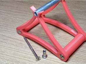 filament spool stand holder freecad 3d print model - Mito3D