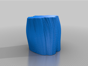 quaternion Julia vase résolution lampe math 3d print model - Mito3D