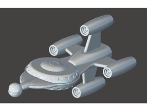 albay bipler trav a lab roket sci fi Bilim kurgu bilimkurgu uzay gemisi star yürüyüş tv 3d print model - Mito3D