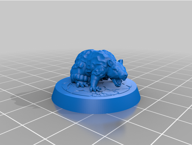 gloomhaven mindthief animale domestico mostro ratto tavolo giochi rpg 3D print model - Mito3D