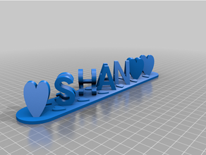 Shan personalizzato 3d print model - Mito3D