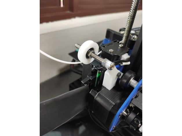 tronxy xy2-pro fillament roller holder xy2 pro 3D print model - Mito3D