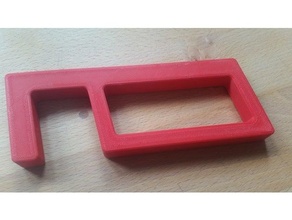 universal doorhook 3d print model - Mito3D