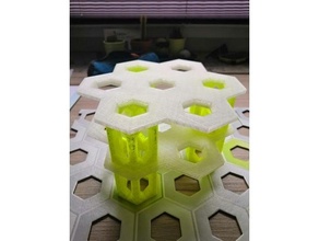 gravitrax compatible plato base 3d print model - Mito3D