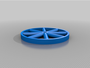 vagão falou roda personalizado 3d print model - Mito3D