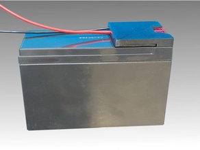 terminal adapter 12v 7ah batterie type 12vdc automotive electronics fuse holder 3d print model - Mito3D
