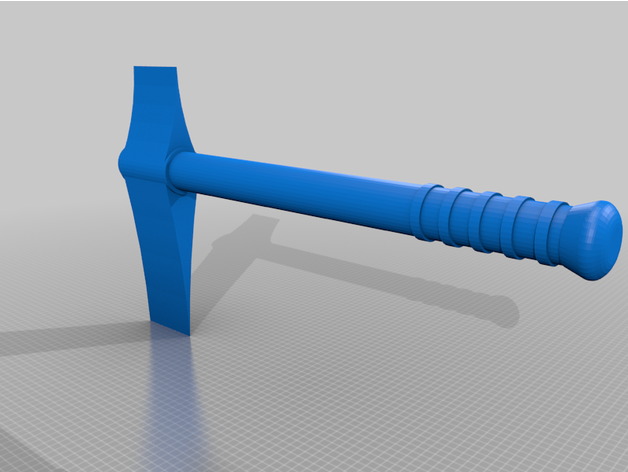 hacha 1 3D print model - Mito3D