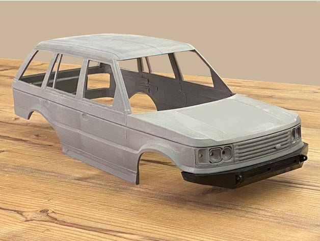 Land Rover renge p38 313mm axial scx10 Entdeckung rc Körper Schale Mode 3D print model - Mito3D