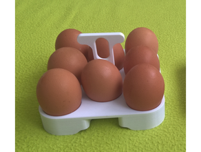 eggs holder 8pcs egg 3d print model - Mito3D