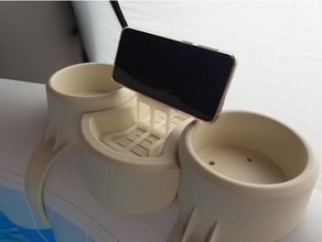 lay spa hot tub phone cradle adaptor drinks holder accessory bestway stand tray 3d print model - Mito3D