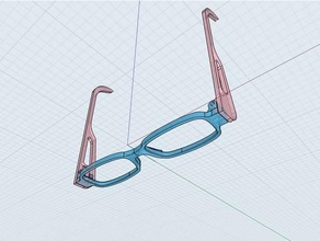 glasses frame replacement eyeglasses lunettes 3d print model - Mito3D