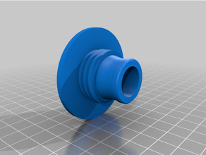 sleeping pad valve adapter inflate inflator 3d print model - Mito3D