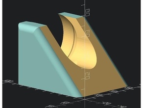 d-size flashlight wall mount 3d print model - Mito3D
