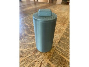 geocache time capsule container screwtop secret box waterproof 3d print model - Mito3D