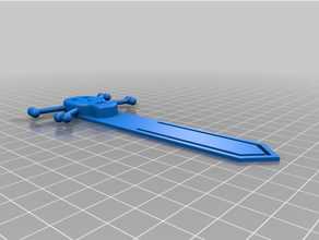 skull bookmark clamp 3d print model - Mito3D