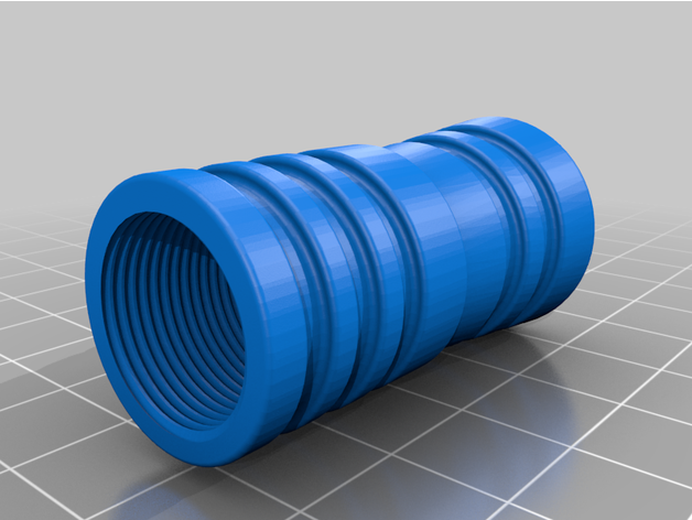 narghilè base tubo flessibile adattatore amy connettore shisha 3D print model - Mito3D